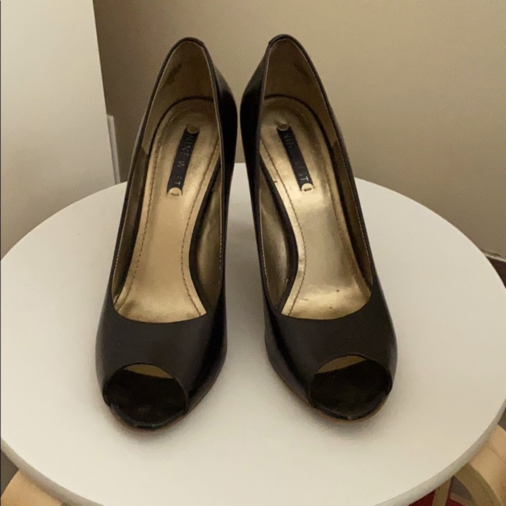 Nine West peep toe heels